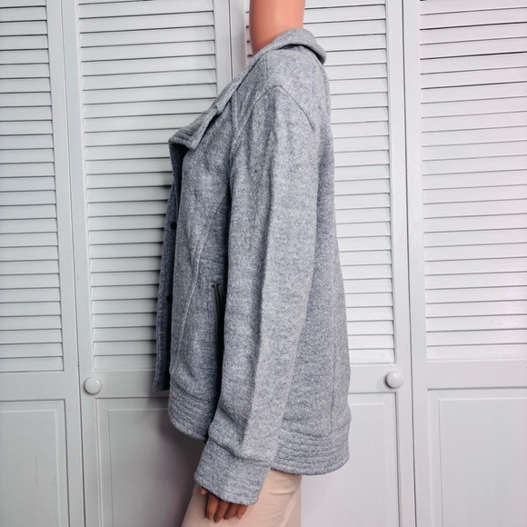BANANA REPUBLIC Gray Cocoon Zip Jacket Size XS - Picture 6 of 10